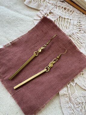 Vintage-horse earrings